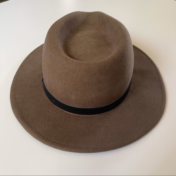 Brixton Brown Felt Fedora Hat - Picture 4 of 8